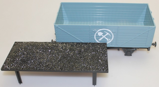 TTT Coal Car Shell w/ Coal insert ( Large Scale Kit Bashing ) - Click Image to Close